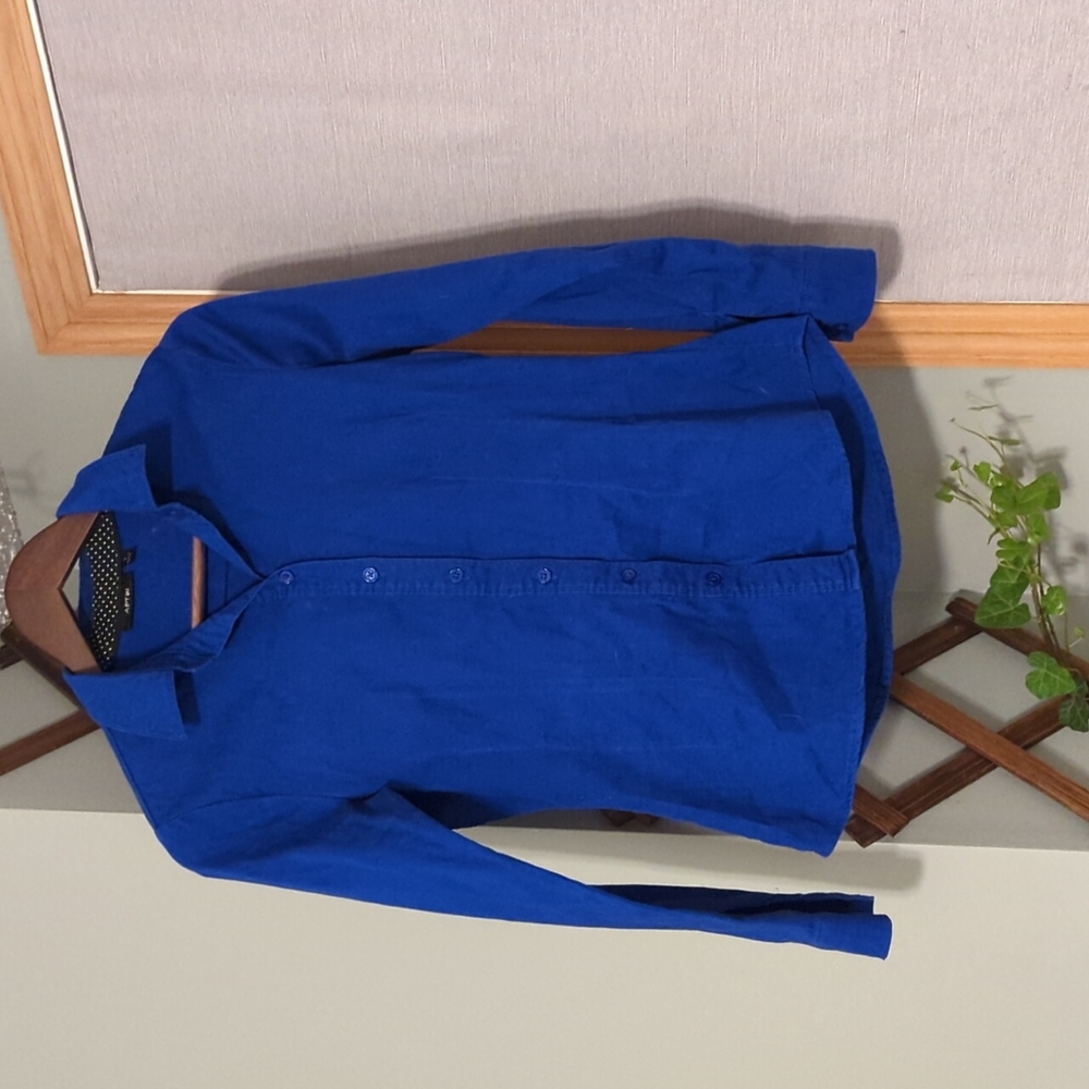 Apt. 9 Royal Blue Button Down Shirt